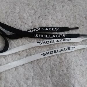 Off white shoe laces 2pair